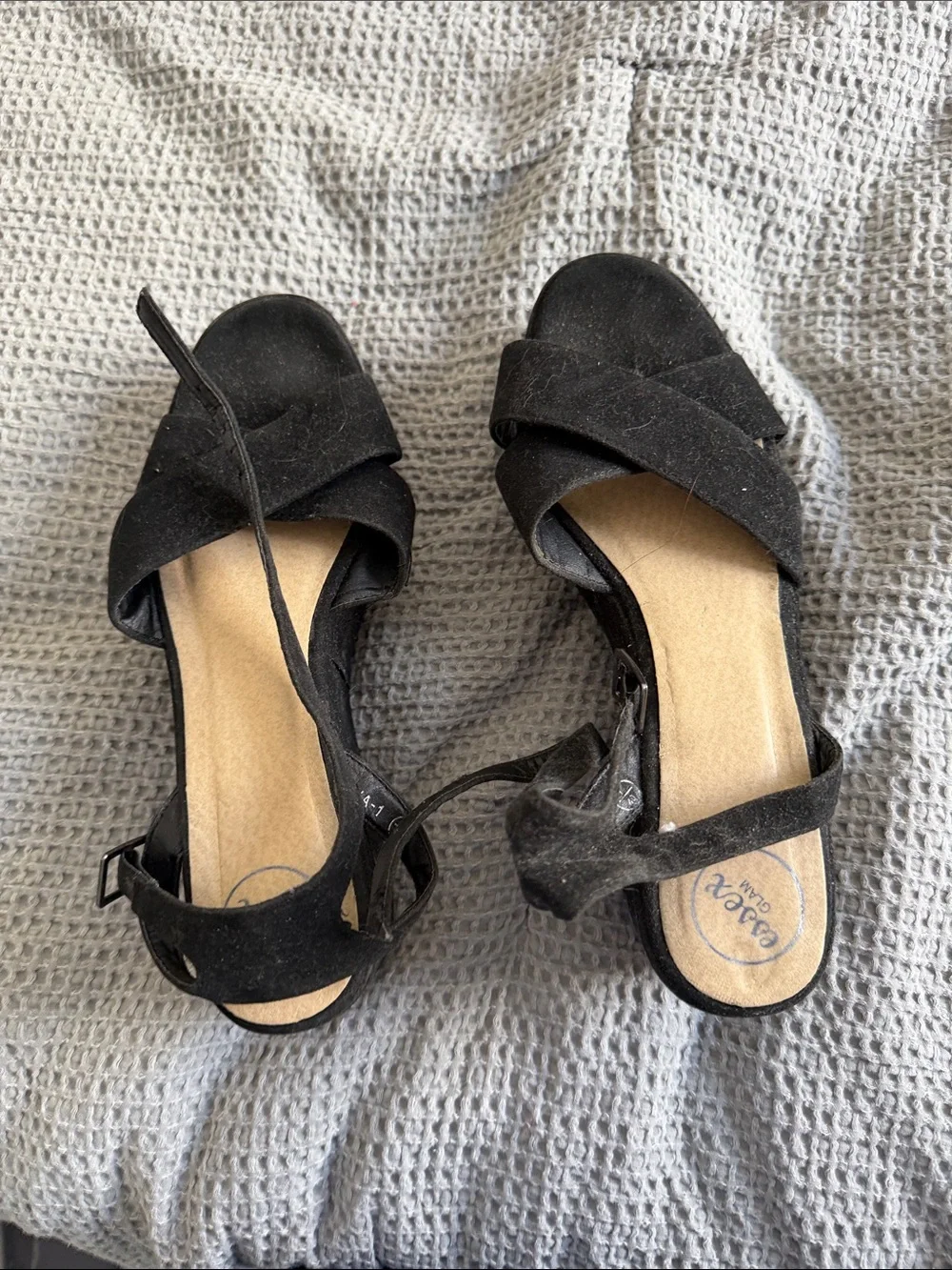 Women's Black Platform Mary Jane Heels